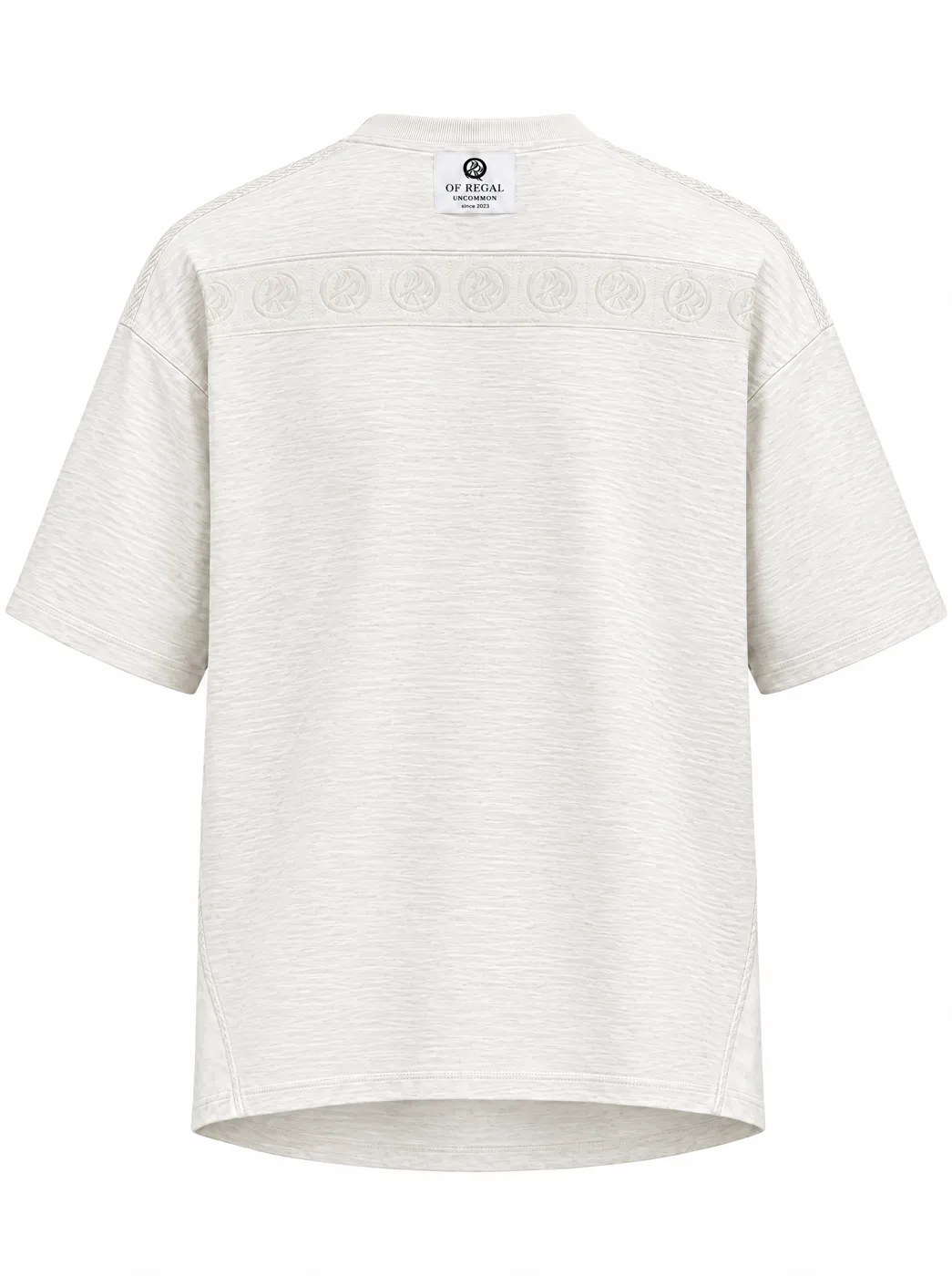 OfRegal Uncommon Boxy T-Shirt in White — back view